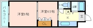 イーグルハイツ宮千代の物件間取画像